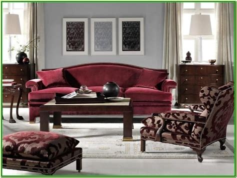 Gray And Burgundy Living Room Decor By Joseph Black Check More At