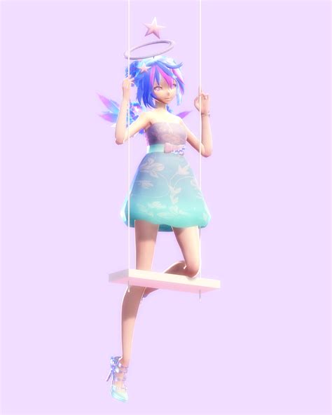 Tda Pastel Angel Miku By Ciori By Stressasan On Deviantart