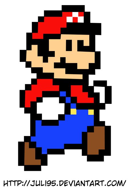 Mario Pixel By Juli95 On Deviantart