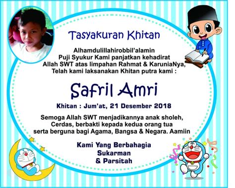 Kata Kata Untuk Undangan Ulang Tahun Anak - kartu ucapan terbaik