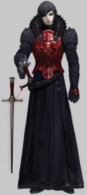 Vampire Red Armor Dark Warrior Royalty Aesthetic Sewing Doll Clothes