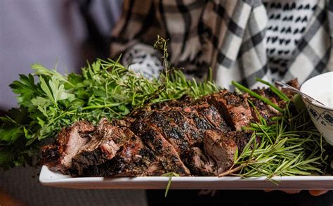 Our table almost always includes bread like biscuits or rolls for lay the beef tenderloin on a. Steve Makela's Herb-Crusted Beef Tenderloin | Edible Louisville & the Bluegrass