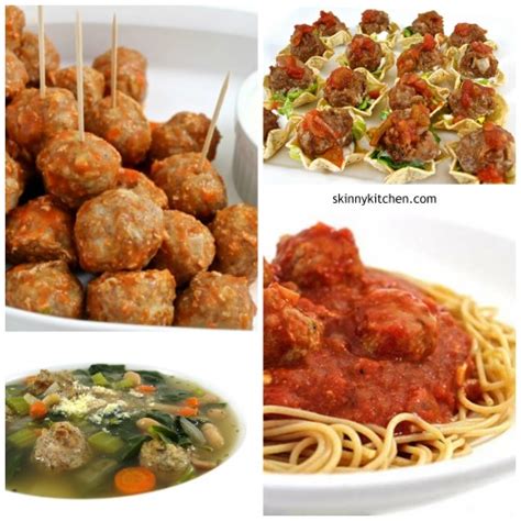 4 Fantastic Skinny Meatball Recipes With Weight Watchers Points