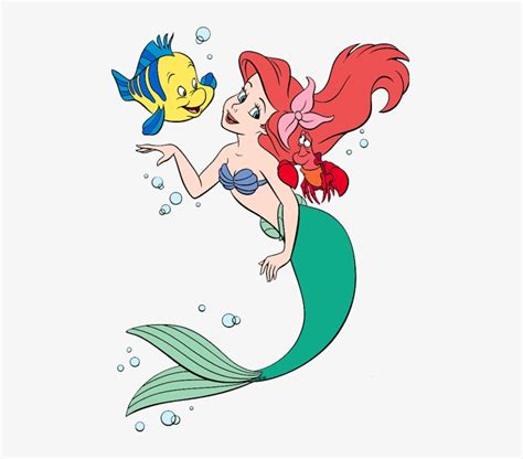 Ariel Flounder Sebastian Disney Princesses As Mermaids 473x640