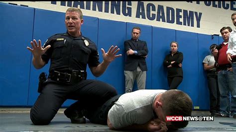 WCCB S Courtney Francisco Gets A First Hand Experience With CMPD S Use Of Force Training WCCB