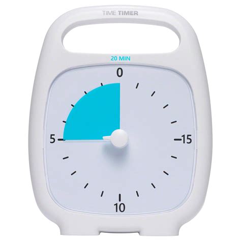 Time Timer Plus Tischuhr Mit Akustischem Signal 20 Min 14x18 Cm