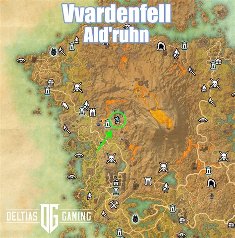 Eso Vvardenfell Ald Ruhn Daily Map Deltia S Gaming