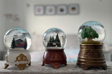 All 3 Snow Globes Together Rtaylorswiftmerch