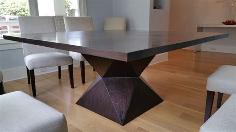 Custom Made Prism Pedestal Dining Table by Marco Bogazzi | CustomMade.com