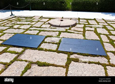 John F. Kennedy Eternal Flame presidential memorial Stock Photo - Alamy