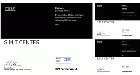 Smt Announces Being An Ibm Platinum Business Partner Intj