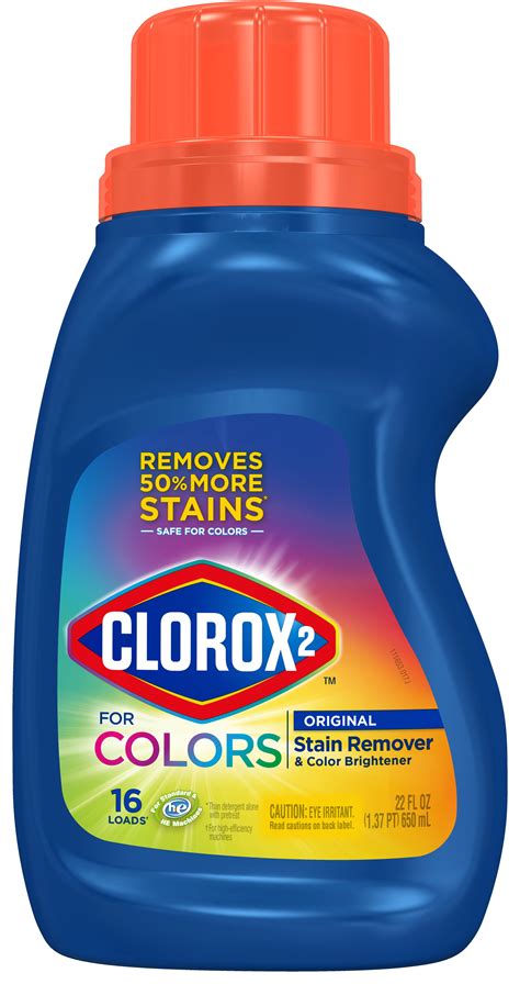 Clorox 2 For Colors Stain Remover And Color Brightener 22 Ounces
