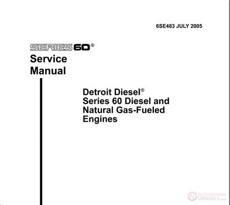 Detroit Diesel Engines Series 60 Service Manual Auto Repair Manual