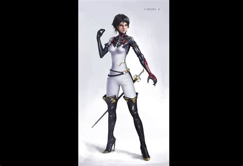 Artstation Fencer Dunhuang Chen Dunhuang Chen Female Character