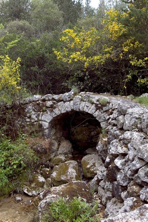 Stone Arch Stone Bridge Old Bridges Stone Masonry Lefkada Dry