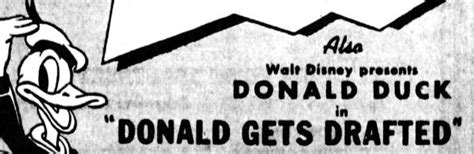 See Donald Gets Drafted Disneys Wwii Donald Duck Cartoon From 1942