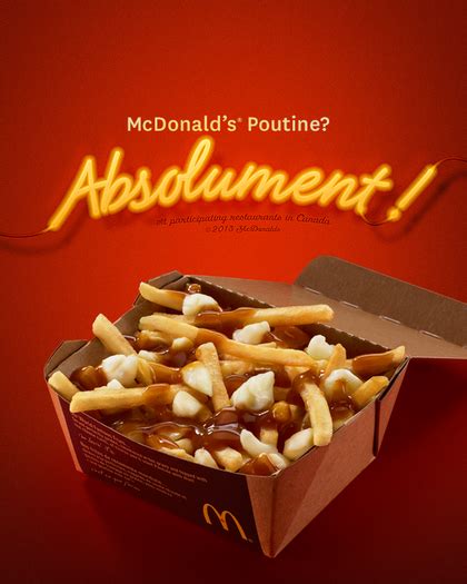 Calvins Canadian Cave Of Coolness Poutine At Mcdonalds
