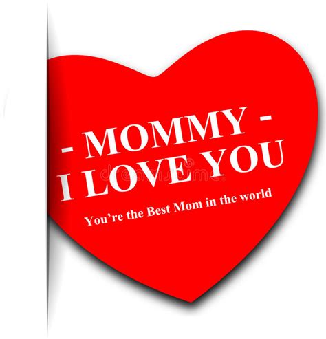 Love you mama (official music video) ferran dedicated this song to his mom andrea. Mommy I love you stock illustration. Illustration of ...
