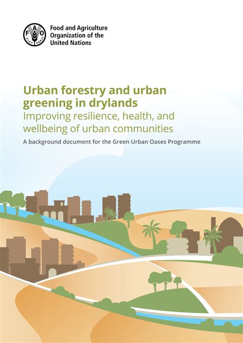 Pdf Urban Forestry And Urban Greening In Drylands Improving