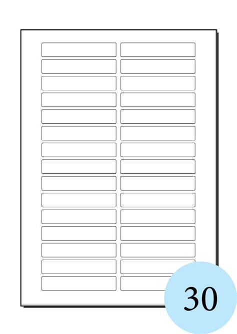 Labels are a means of identifying a product or container through a piece of fabric, paper, metal or plastic film onto which information about them is printed. Label Template 21 Per Sheet | printable label templates