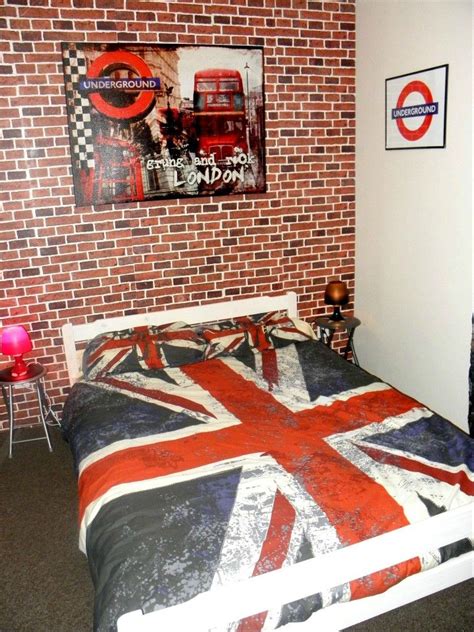 idée deco chambre ado theme london | Déco chambre londres ...