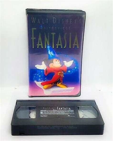 Vintage Walt Disney S Masterpiece Fantasia VHS 1991 Etsy