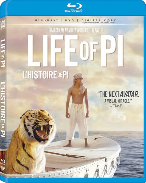 Life Of Pi Lhistoire De Pi Blu Ray Dvd Digital Copy Bilingual