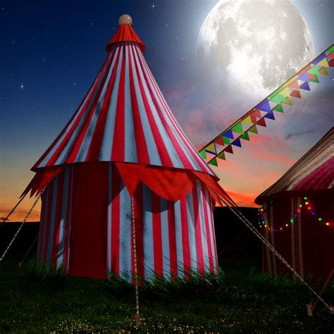 Circus Tent Little Cgtrader