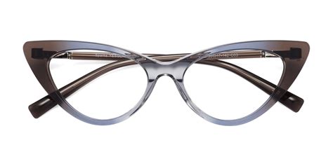 blue cat eye glasses 328816 zenni optical