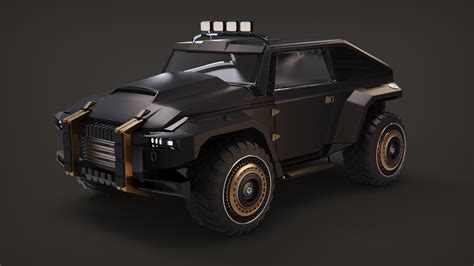 Sci Fi Vehicle Concept 3d Model Cgtrader