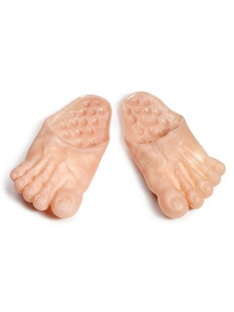 Check Out Adult Male Vinyl Funny Feet Slippers Shoes 2018 Costume