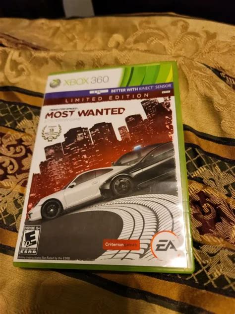 NEED FOR SPEED Most Wanted Platinum Hits Microsoft Xbox 360 2012