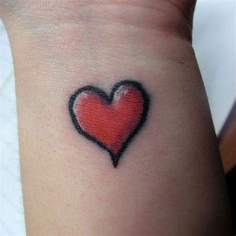 51 Cute Heart Tattoo Designs You Will Love 2023 Guide Simple Heart
