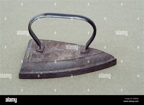 Old Iron Made From Heavy Cast Iron Stock Photo Alamy