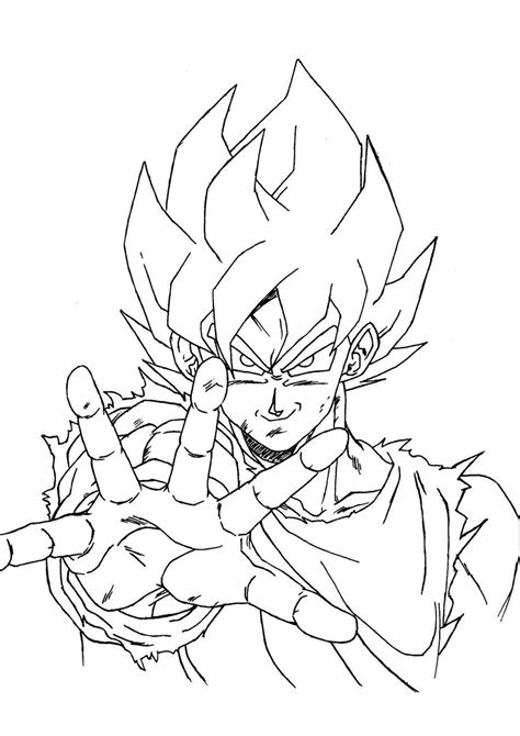 Goku preto e branco ta cool. Dragon Ball Z Super Sayajin Desenhos Preto E Branco Para