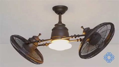 Some of them might have even been installed in places. Minka Aire Vintage Gyro Ceiling Fan - Bellacor - YouTube