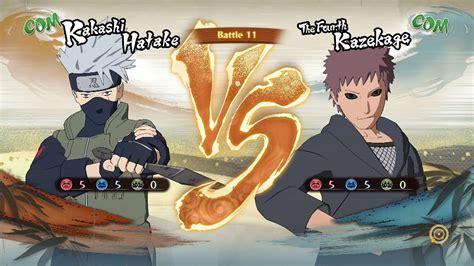 Naruto Shippuden Ultimate Ninja Storm 4 Kakashi Hatake Double