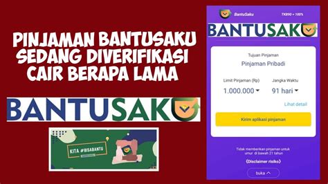 Cara Pinjam Di BantuSaku Sedang Diverifikasi Cair Berapa Lama YouTube