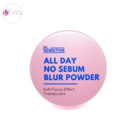 Dr Sensitive All Day No Sebum Blur Powder Natural Nude G Shopee