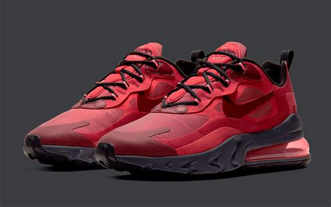 Available Now New Nike Air Max 270 React Rocks Red N Grey House