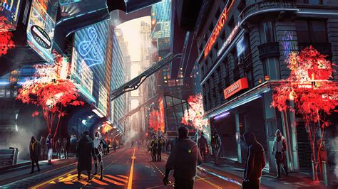 Cyberpunk City Future Digital Art Hd Artist 4k