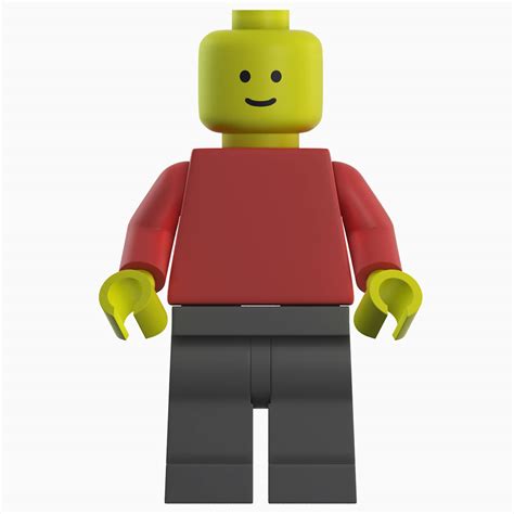 Lego Minifig 3d Model Max Obj Fbx C4d