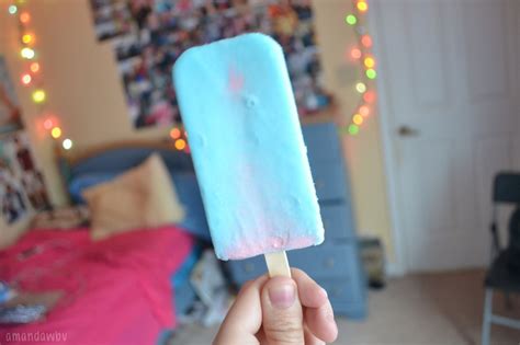 Madi Amandawbu Cotton Candy Popsicle Yay Candy Popsicles Popsicles Tumblr Food