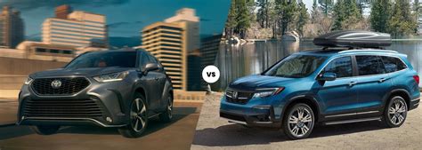 2021 Toyota Highlander Vs 2021 Honda Pilot Woburn Toyota