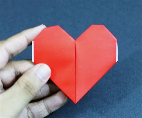 Easy Origami Heart Valentines Day T Idea Easy Origami Heart