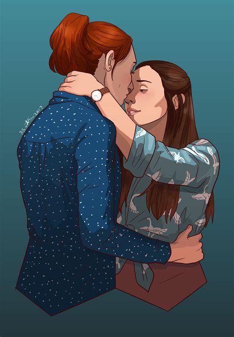 pin by clexa the 100 on wayhaught waverly and nicole cute lesbian couples lesbian art
