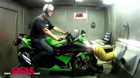2013 Kawasaki Ninja 300 Gets Dyno Tested Youtube