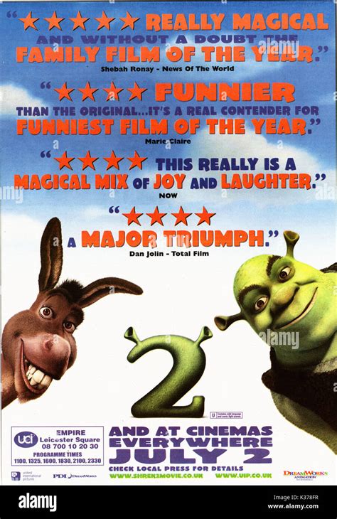 Shrek 2 Date 2004 Stock Photo Alamy