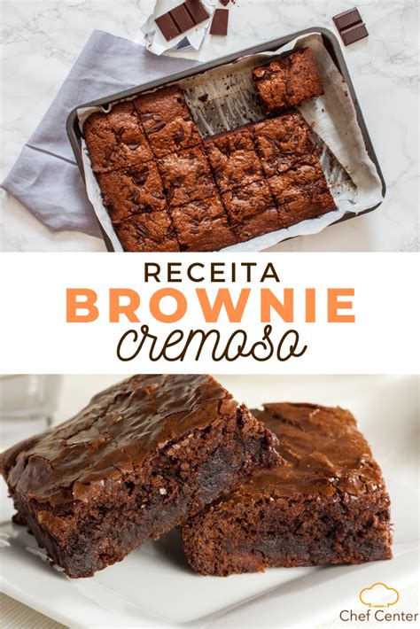 Receita Fácil Fudgy Brownie Cremoso Receita fácil de brownie Receita