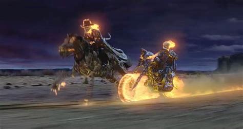 Ghost Riders Scene From The First Ghost Rider Motion Picture Ghost